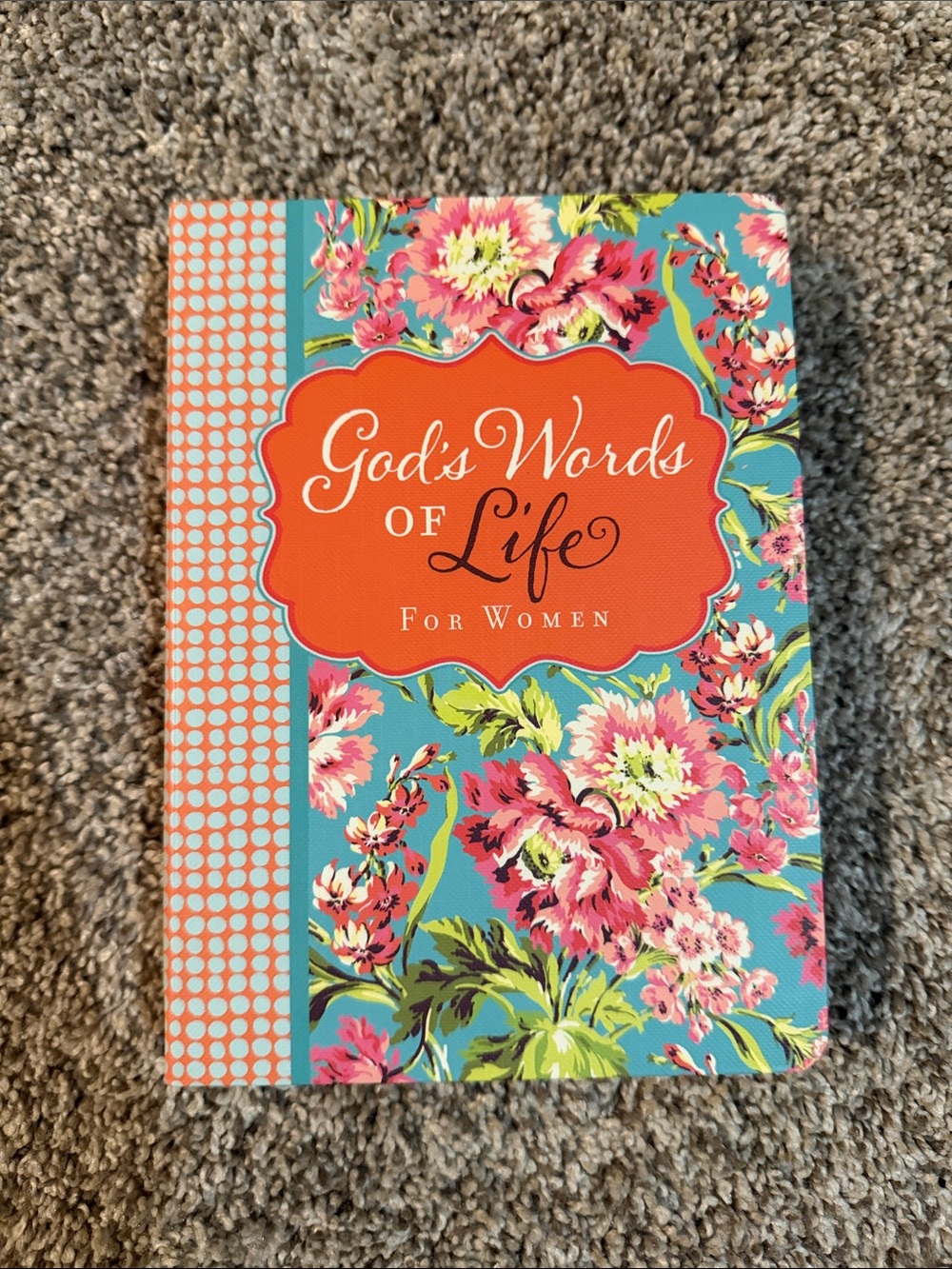 God's Words of Life For Women Floral Journal - Teal & Pink